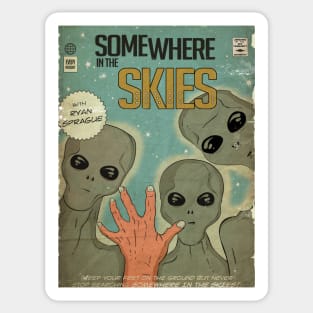 Somewhere in the Skies Abduction! Sticker